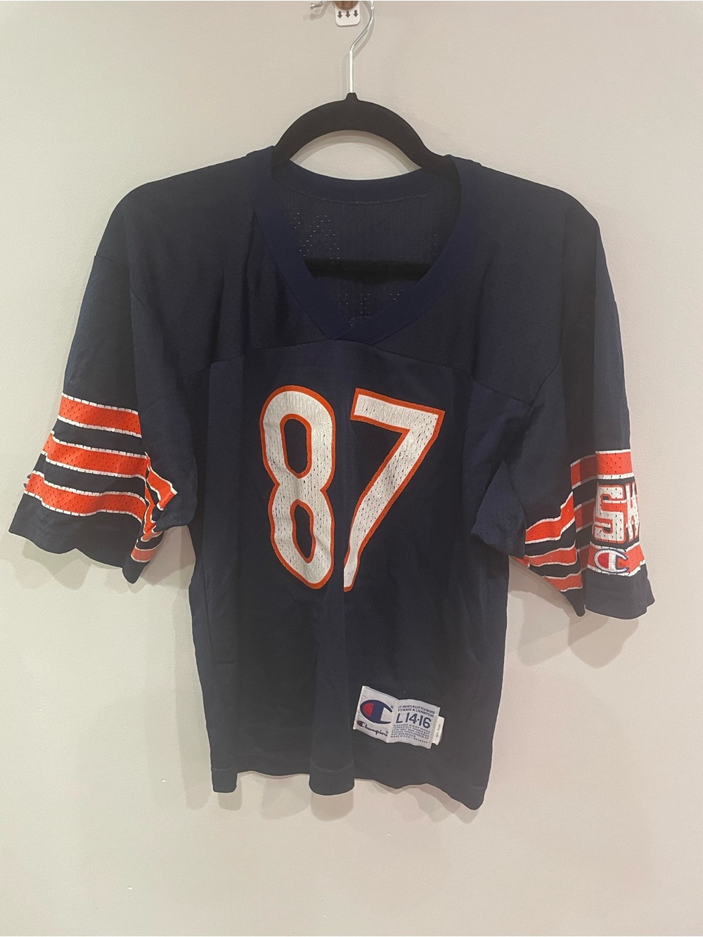 VTG Wilson NFL Chicago Bears Size L 14-16 Tom Waddle Football Jersey Kids Jersey